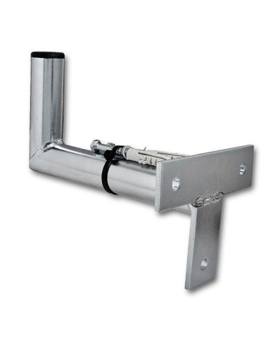Anténny držiak na stenu 15cm T, priemer 32mm (+ hmoždiny a vruty)