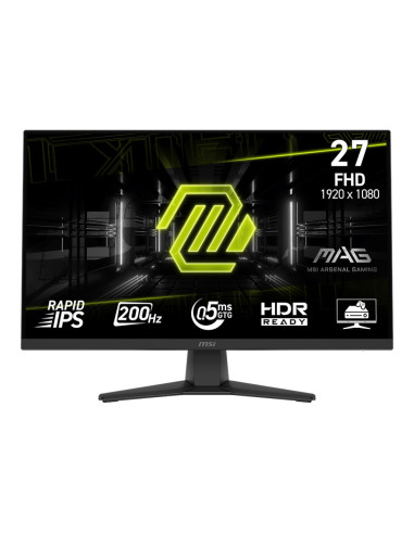 MSI MAG/272F/27"/IPS/FHD/200Hz/0,5ms/Čierna/3R