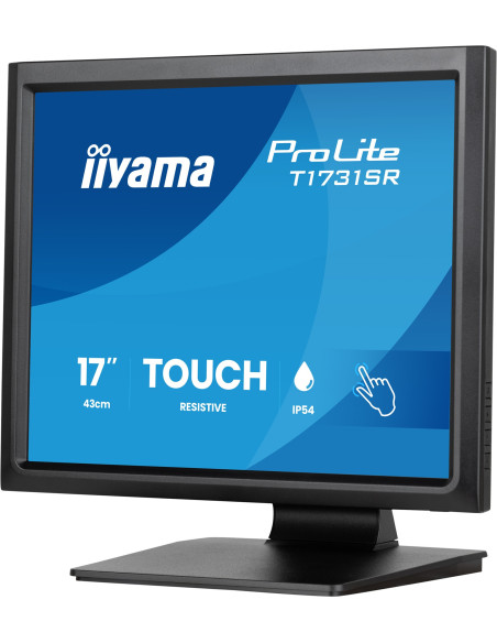 17" iiyama T1731SR-B2S: SXGA, 250cd, IP54