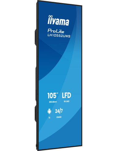105" iiyama LH10552UWS-B1AG: IPS, 5K, USB-C, 24/7