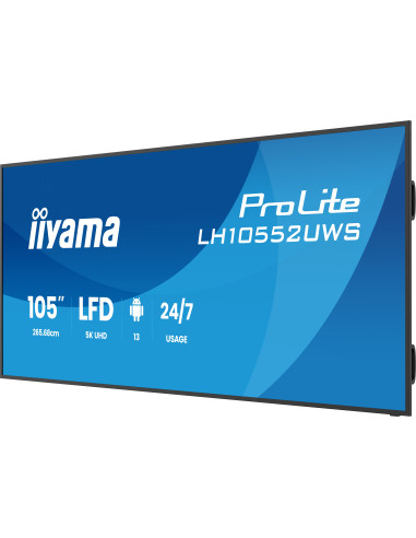 105" iiyama LH10552UWS-B1AG: IPS, 5K, USB-C, 24/7