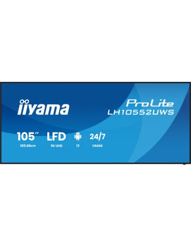 105" iiyama LH10552UWS-B1AG: IPS, 5K, USB-C, 24/7