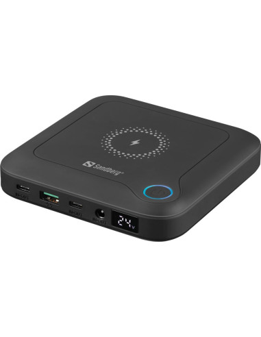 Sandberg All-in1 Laptop Powerbank 25000, čierny