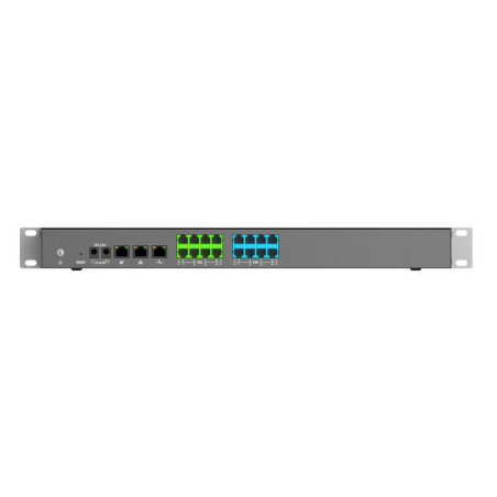 Grandstream UCM6308 VoIP PBX, 3000 užív., 450 sú. hov., videokonf. 60úč., 8xFXO, 8xFXS port