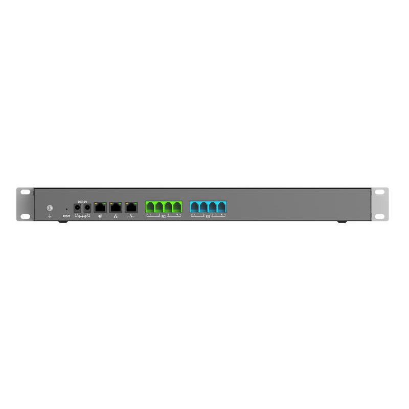 Grandstream UCM6304 VoIP PBX, 2000 uživ., 300 súb. hov., videokonf. 40úč., 4xFXO, 4xFXS porty