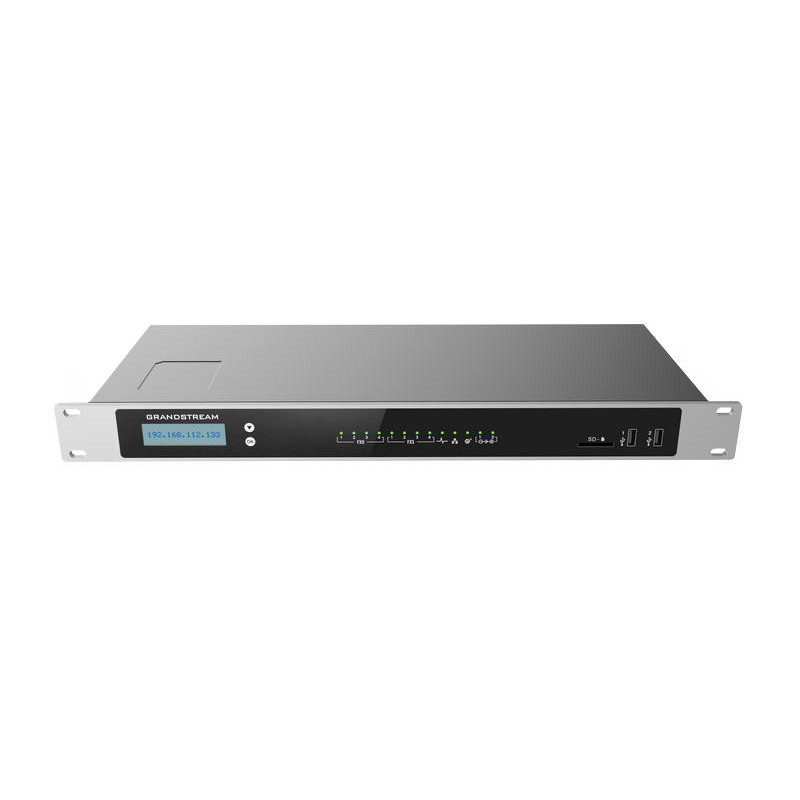 Grandstream UCM6304 VoIP PBX, 2000 uživ., 300 súb. hov., videokonf. 40úč., 4xFXO, 4xFXS porty