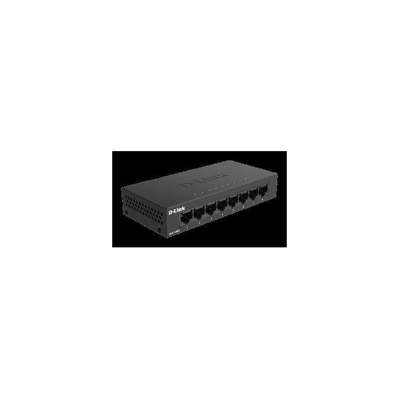 D-Link DGS-108GL Kovový 8-portový Gigabit stolný switch