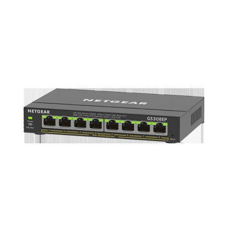 NETGEAR 8PT GE PLUS SWCH W/POE+