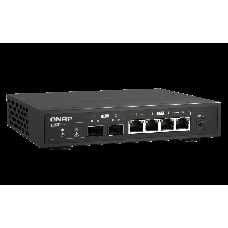 QNAP switch QSW-2104-2S (4x 2,5GbE RJ45 a 2x 10GbE SFP+)