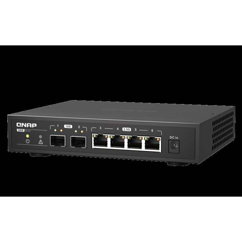 QNAP switch QSW-2104-2S (4x 2,5GbE RJ45 a 2x 10GbE SFP+)