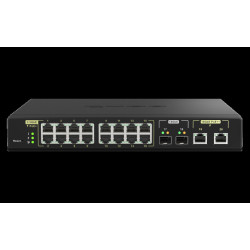 QNAP riadený switch QSW-M2116P-2T2S (16x 2,5GbE PoE+ RJ45 / 2x 10GbE RJ45 PoE++ / 2x 10GbE SFP+)