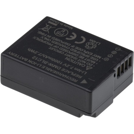 Batéria T6 Power Panasonic DMW-BLC12E, BP-DC12, 1000mAh, 7,2Wh