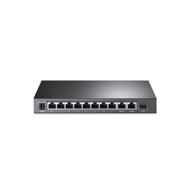 TP-Link TL-SL1311MP 8xFE POE+ 124W 2xGb nonPOE, 1xSFP CCTV switch