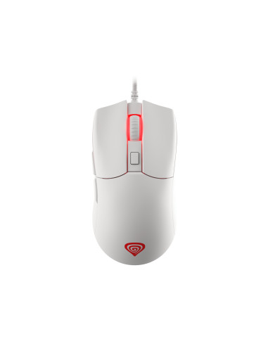 Genesis herná optická myš KRYPTON 750/RGB/8000 DPI/Herná/Optická/8 000 DPI/Drôtová USB/Biela