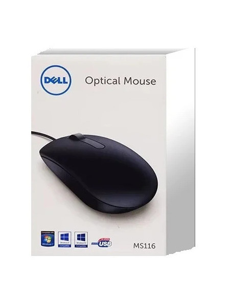 Dell myš, optická MS116, USB, čierna retail box