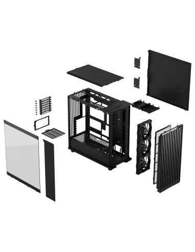 Fractal Design North XL Momentum Edition/Big Tower/Transpar./Čierna
