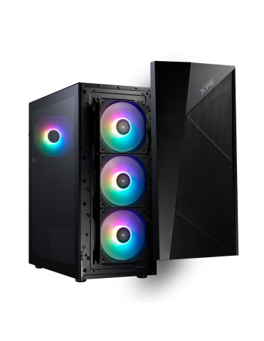 Adata XPG Lander 500/Midi Tower/Transpar./Čierna