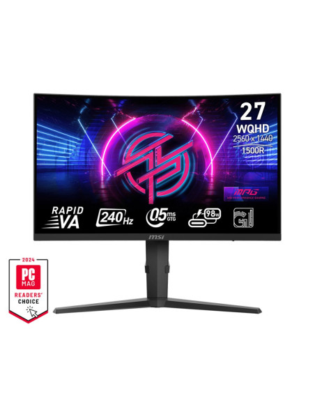 MSI MPG/275CQRXF/27"/VA/QHD/240Hz/0,5ms/Čierna/3R