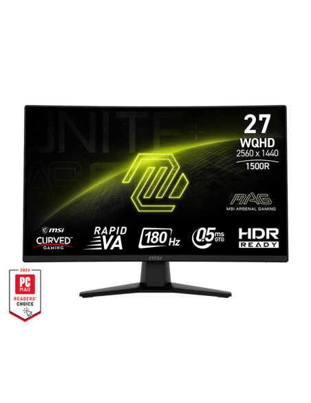 MSI MAG/274CQF/27"/VA/QHD/180Hz/0,5ms/Čierna/3R
