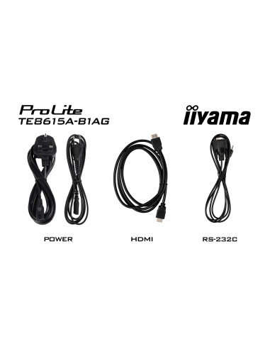 86" iiyama TE8615A-B1AG: IPS, 4K, EDLÁ, NFC