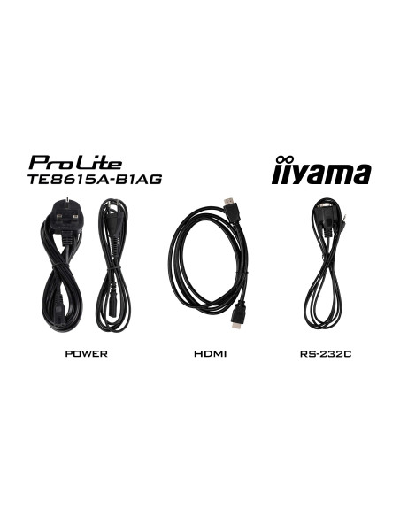 86" iiyama TE8615A-B1AG: IPS, 4K, EDLÁ, NFC