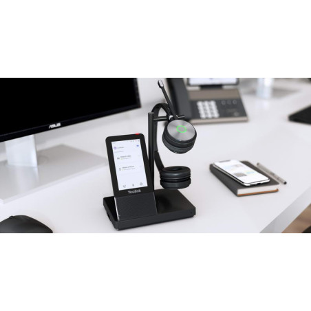 Yealink WH66 Dual DECT základňa s dotykovým LCD a náhlavnou súpravou na obe uši pre Teams