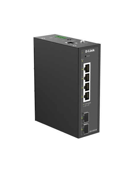 D-Link DIS-210G-06 6-port Gigabit Industrial Smart Managed Switch with 2 x SFP Ports