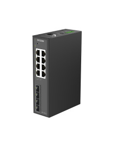 D-Link DIS-210G-12 12-Port Gigabit Industrial Smart Managed Switch with 4 x SFP Ports