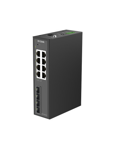 D-Link DIS-210G-12 12-Port Gigabit Industrial Smart Managed Switch with 4 x SFP Ports