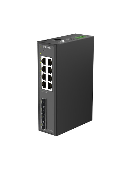 D-Link DIS-210G-12 12-Port Gigabit Industrial Smart Managed Switch with 4 x SFP Ports