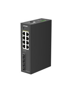 D-Link DIS-210G-12UP 12-Port Gigabit Industrial PoE++ Smart Managed Switch with 4 x SFP Ports