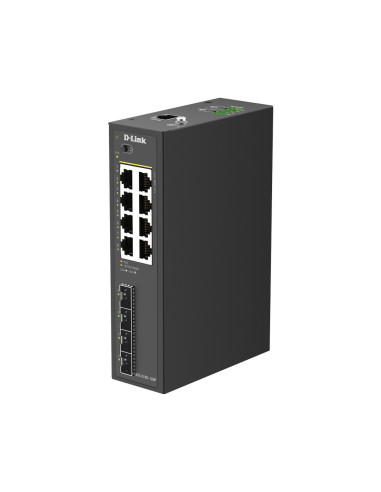 D-Link DIS-210G-12UP 12-Port Gigabit Industrial PoE++ Smart Managed Switch with 4 x SFP Ports