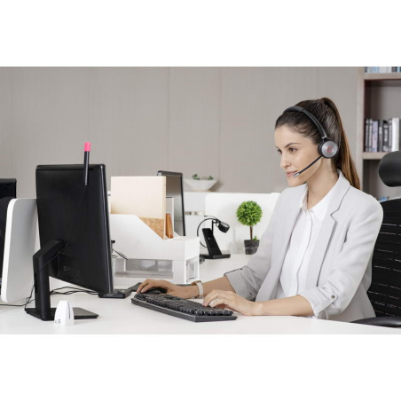 Yealink WH66 Mono DECT základňa s dotykovým LCD a náhlavnou súpravou na jedno ucho