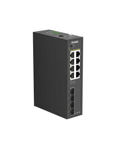 D-Link DIS-210G-12UP 12-Port Gigabit Industrial PoE++ Smart Managed Switch with 4 x SFP Ports