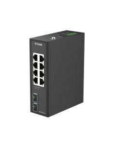 D-Link DIS-100G-10 10-Port Gigabit Industrial Unmanaged Switch with 2 x SFP Ports
