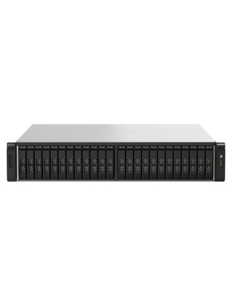 QNAP TS-h2490FU-7302P-64G (AMD EPYC, ZFS, 64GB ECC RAM, 24x 2,5" U.2, 2x 2,5GbE, 4x 25Gb SFP28)