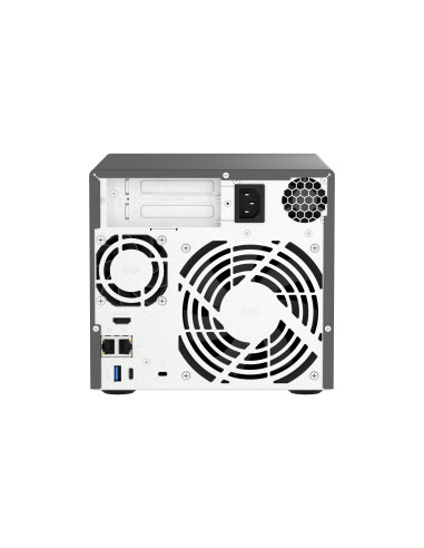 QNAP TVS-h474-i3-8G (4core 4,3GHz, ZFS, 16GB RAM, 4x SATA, 2x M.2 NVMe, 2x PCIe, 2x 2,5GbE, HDMI)