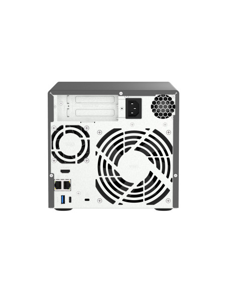QNAP TVS-h474-i3-8G (4core 4,3GHz, ZFS, 16GB RAM, 4x SATA, 2x M.2 NVMe, 2x PCIe, 2x 2,5GbE, HDMI)