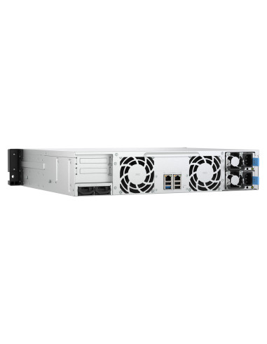 QNAP TS-h1465U-RP-8G (Intel 4core, ZFS, 8GB DDR5 RAM, 12x SATA + 2x E1.S, 1x PCIe, 2x 2,5GbE)