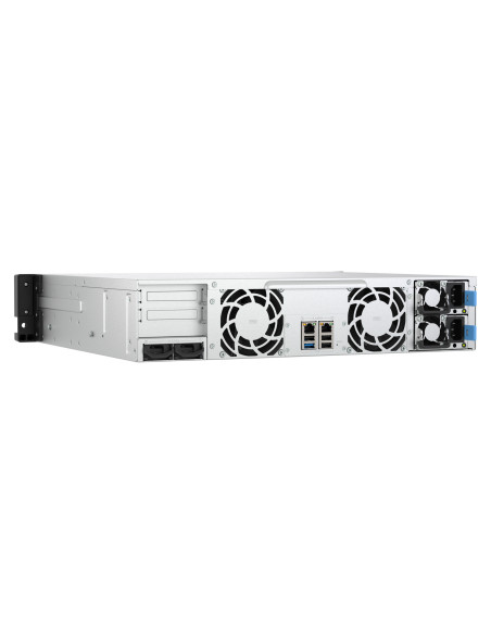 QNAP TS-h1465U-RP-8G (Intel 4core, ZFS, 8GB DDR5 RAM, 12x SATA + 2x E1.S, 1x PCIe, 2x 2,5GbE)