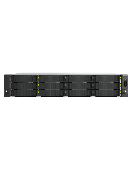 QNAP TS-h1465U-RP-8G (Intel 4core, ZFS, 8GB DDR5 RAM, 12x SATA + 2x E1.S, 1x PCIe, 2x 2,5GbE)