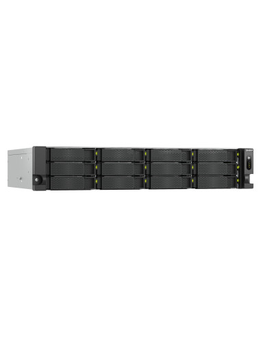 QNAP TS-h1465U-RP-8G (Intel 4core, ZFS, 8GB DDR5 RAM, 12x SATA + 2x E1.S, 1x PCIe, 2x 2,5GbE)