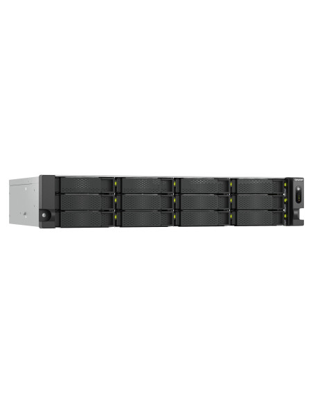 QNAP TS-h1465U-RP-8G (Intel 4core, ZFS, 8GB DDR5 RAM, 12x SATA + 2x E1.S, 1x PCIe, 2x 2,5GbE)