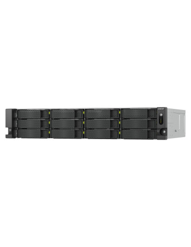 QNAP TS-h1465U-RP-8G (Intel 4core, ZFS, 8GB DDR5 RAM, 12x SATA + 2x E1.S, 1x PCIe, 2x 2,5GbE)