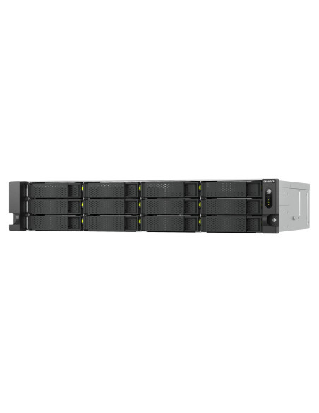 QNAP TS-h1465U-RP-8G (Intel 4core, ZFS, 8GB DDR5 RAM, 12x SATA + 2x E1.S, 1x PCIe, 2x 2,5GbE)