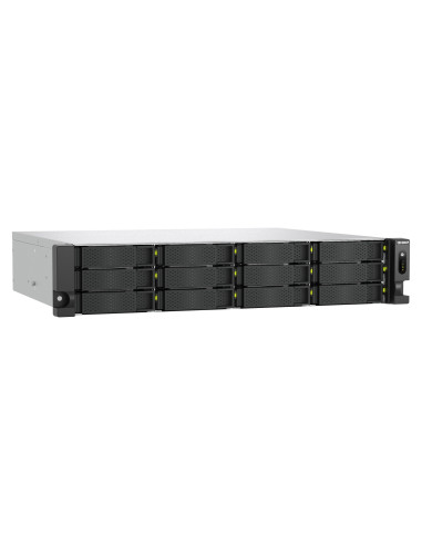 QNAP TS-h1465U-RP-8G (Intel 4core, ZFS, 8GB DDR5 RAM, 12x SATA + 2x E1.S, 1x PCIe, 2x 2,5GbE)
