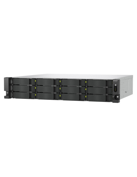 QNAP TS-h1465U-RP-8G (Intel 4core, ZFS, 8GB DDR5 RAM, 12x SATA + 2x E1.S, 1x PCIe, 2x 2,5GbE)