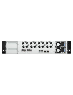 QNAP TS-h1065eU-RP-8G (Intel 4core, ZFS, 8GB DDR5 RAM, 8x SATA + 2x E1.S, 1x PCIe, 2x 2,5GbE)