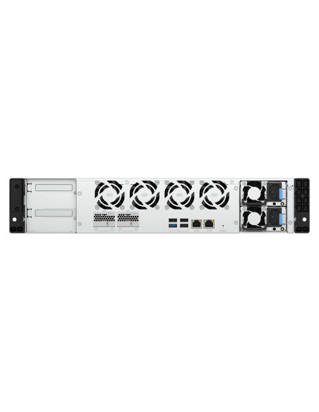 QNAP TS-h1065eU-RP-8G (Intel 4core, ZFS, 8GB DDR5 RAM, 8x SATA + 2x E1.S, 1x PCIe, 2x 2,5GbE)