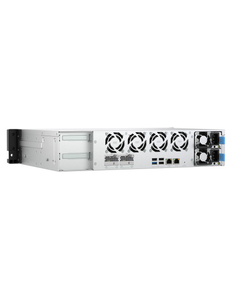 QNAP TS-h1065eU-RP-8G (Intel 4core, ZFS, 8GB DDR5 RAM, 8x SATA + 2x E1.S, 1x PCIe, 2x 2,5GbE)